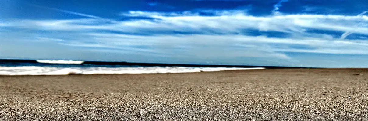 Beach, waves, and sunshine in Myrtle Beach, North Carolina.